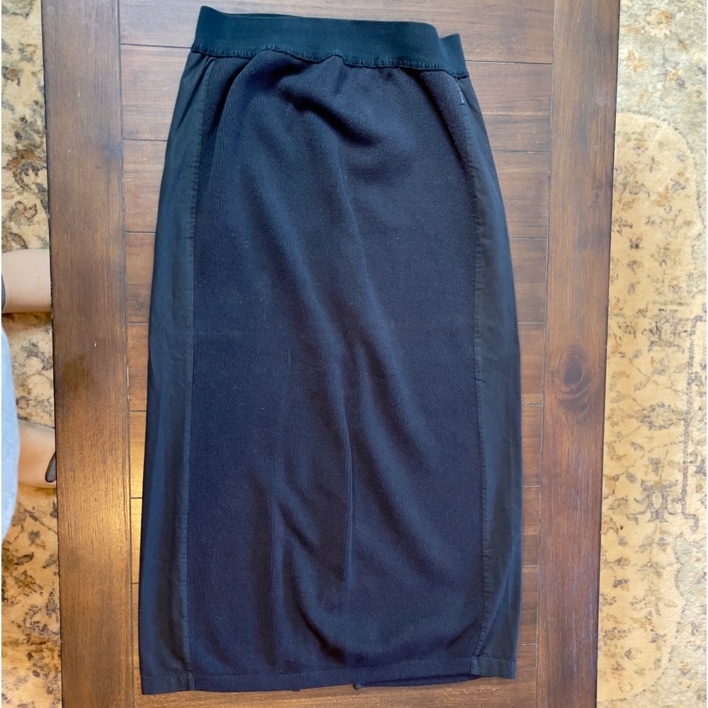 Designer Blue Willi's Black Sweater Skirt Womens size XXL